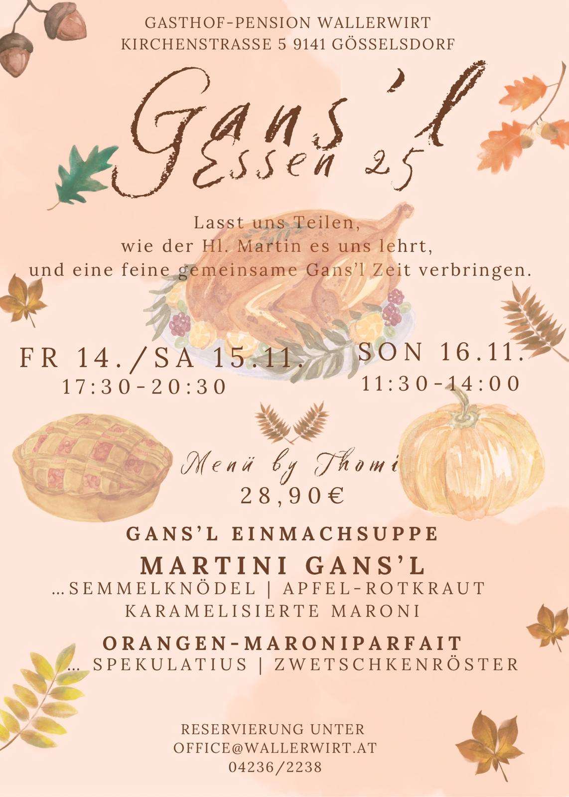 Martini Menü Bild 2025